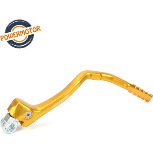 Motorcycle CNC Aluminum Forged Kick Start Starter Pedal Lever For SUZUKI RMZ250 RMZ 250 2011-2015 Motocross Pit Bike Dite Bike