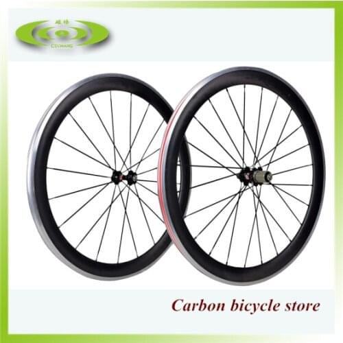 Free shipping 60mm carbon alloy wheels 700c bicycle wheelset in factory price