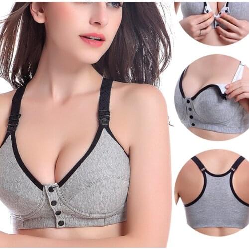 Breastfeeding Nursing Bra Pregnant Clothes Soft Cotton Feeding Bras Maternity Sleeping Wire Free Soutien Gorge Underwear Panties