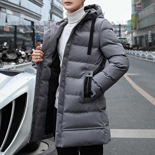 Long Style Parka Men Winter Jacket Coat For Men Hooded Thick Cotton-Padded Jacket Mens Parka Coat Male Fashion Casual Coats 4XL