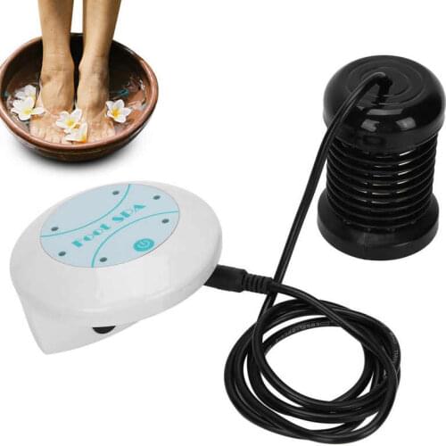 Home Detox Foot Spa Machine Portable Ionic Foot Bath Cleanse Device Foot Relaxation Massager Meridian Physiotherapy Detoxifier