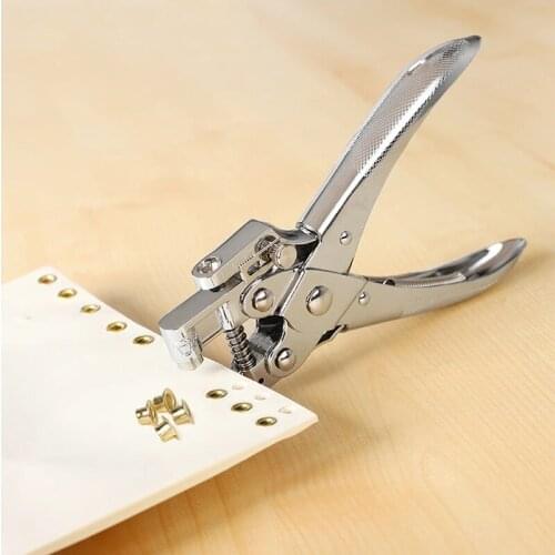 Metal Single Hole Puncher Hand Paper Punches Scrapbooking Pages School Office Supply