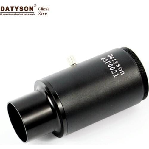 Datyson Fully Metal 1.25" T-Adapter & DSLR Camera Photography Dedicated CA1 Sleeve Extended Cylinder M42 Thread for Telescope