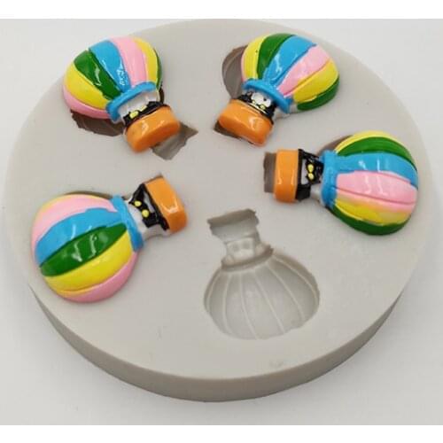 Minsunbak Cute balloon silicone fondant mold Cake decorating Chocolate Baking Tools Sugar craft tool