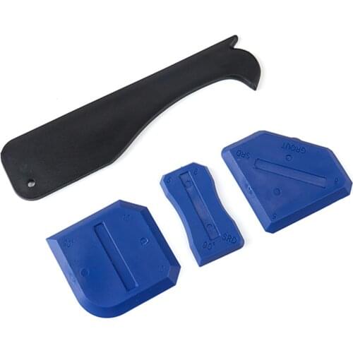 4 Pack Caulking Tool Kit Silicone Sealant Finishing Tools & Caulk Remover for Kitchen Bathroom Window Shower Sink Joint JS22