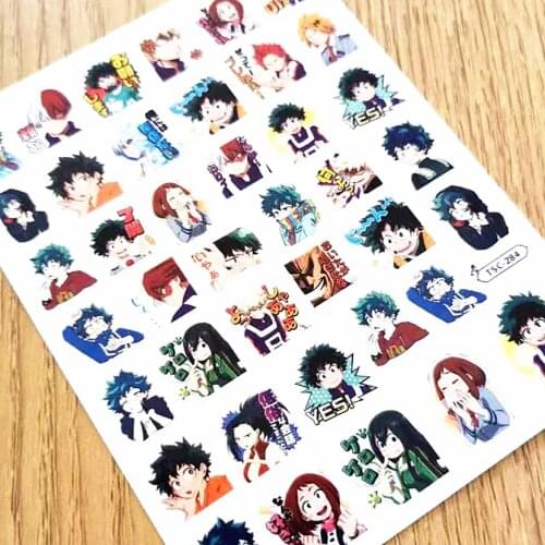 Newest TSC 284 3D design nail art sticker decal stamping back gule DIY nail decoration tools