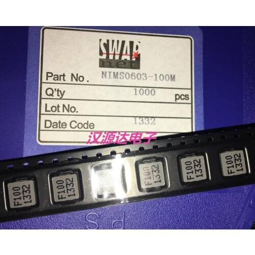 Original new 100% NIMS0603-100M integrated high current inductor 0630-10UH 20% 4A F100