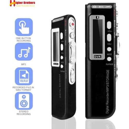 Portable 8G Voice Recorder USB Professional 96 Hours Playback Dictaphone Digital Audio Sound Voice Recorder With WAV,MP3 Player