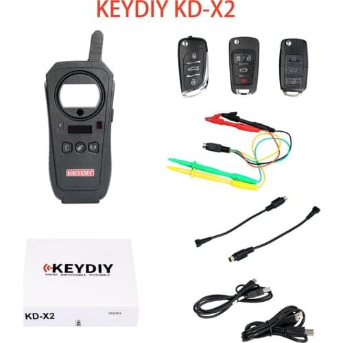 OBD2 KEYDIY KD-X2 Programmer Tool Remote Maker Unlocker and Generator-Transponder Cloning Device with 96bit 48 Transponder Copy