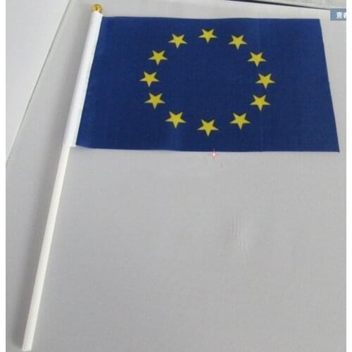 14 * 21 cm European Union hand signal waving flag small banner flags