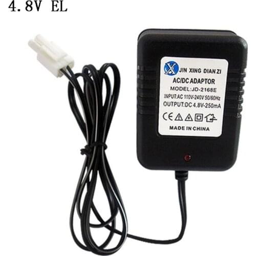 Sales 4.8V 250mA battery charger For 4.8 V AA NiCd and NiMH battery charger For RC toy car SM plug AC 220-240V DC 4.8V 250mA