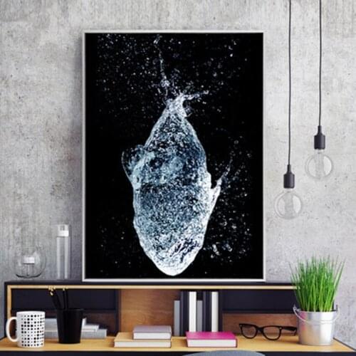 Modern Home Decor Wall Art Painting HD Printed Deer Tree Whale Abstract Oil Painting on Canvas Unframed