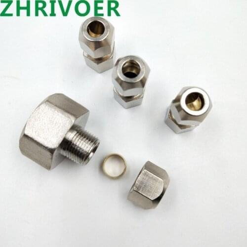 1 pcs Ferrule Ring Lock oil Tube Compression Ferrule Tube Compression Fitting Connector Female Thread