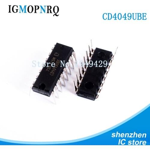 10PCS CD4049UBE DIP16 CD4049 CD4049BE Buffer and line driver Hex Inverting New