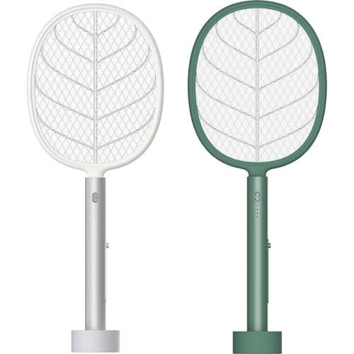 2 In 1 Cordless USB Electric Mosquito Swatter Flies Fly Handheld Racket