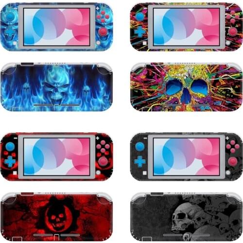 Skull picture For N intendo Switch Lite Protector Skin Sticker for switch lite pvc vinyl sticker for switch lite skin sticker