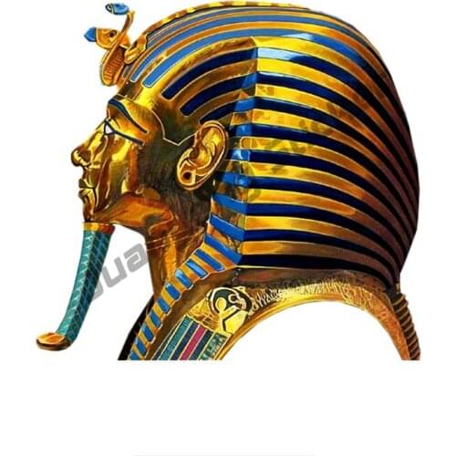 Ancient Egypt Anubis Art Pattern Trunk Laptop Tank Cap Car Sticker Coloful Decals Motorcycle Accessories Sticker PVC12x13cm