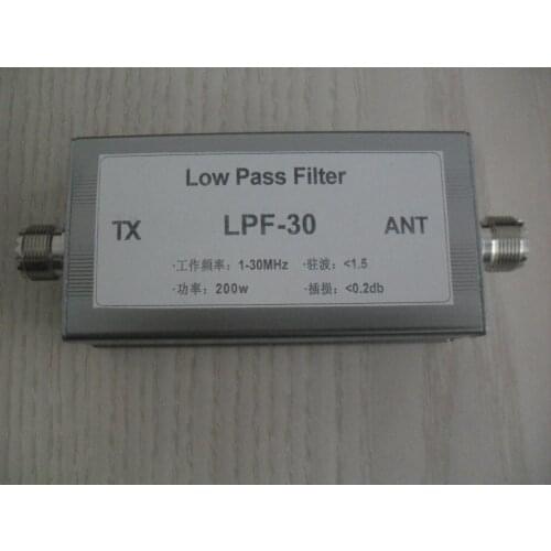 Shortwave Low Pass Filter LPF-30 DC-30MHz Low Pass Filter LPF 200w