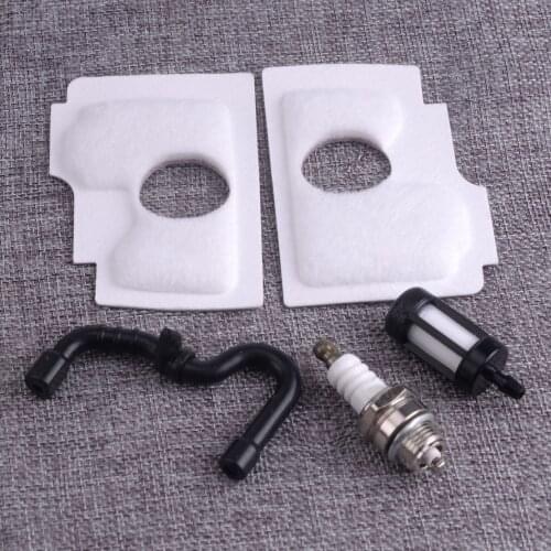 LETAOSK New Air Filter & Fuel Filter & Fuel Line & Spark Plug Tune Up Kit Fit for Stihl 018 MS180C MS170 017 Chainsaw