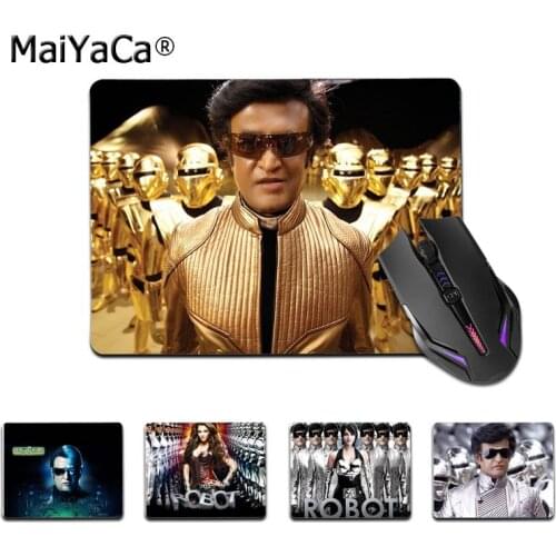 Maiyaca Indian movie Endhiran Robot Anti-Slip Durable Silicone Computermats Smooth Writing Pad Desktops Mate gaming mouse pad