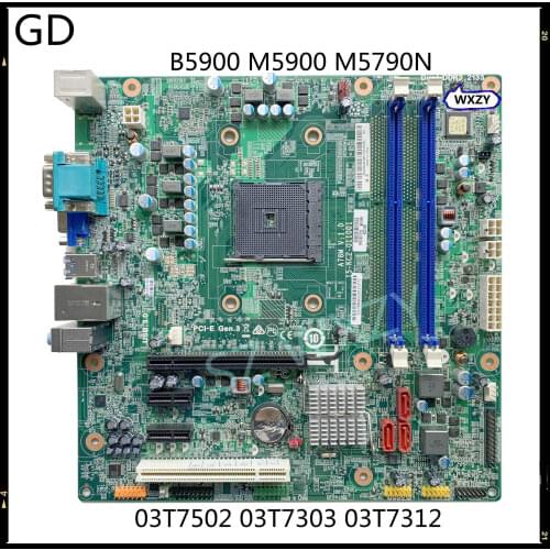 GD Original For Lenovo B5900 M5900 M5790N Desktop Motherboard A78M 15-KC2-011001 D3F3-LM2 03T7502 03T7303 03T7312 Full Tested