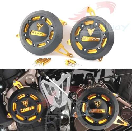 Motorcycle CNC Engine Stator Case Cover Engine Protective Cover Protector For YAMAHA MT-07 MT07 FZ-07 FZ 07 2014 2015-2017