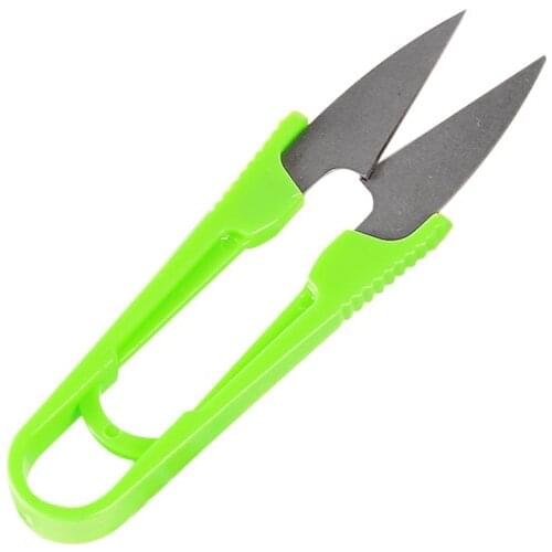 Supply cross stitch U-shaped scissors plastic color thread scissors fish thread scissors yarn scissors