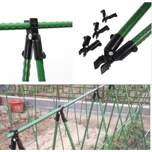 Plant Support Awning Pillar A-type Fastener Sprawling Clip Quick Set Up Climbing Vine Bracket Plant Pipe Bracket Garden Tools