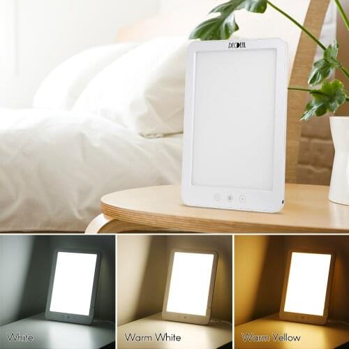 Professional DC 12V Therapy Lamp Touching Control Stepless Dimming 3 Light Colors Adjustable for Living Room Bedroom Study Room