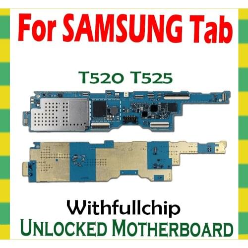Unlocked Mainboard Mother boards For Samsung Galaxy Tab Pro 10.1 T520 T525 Tablet logic board motherboard full chips Android OS