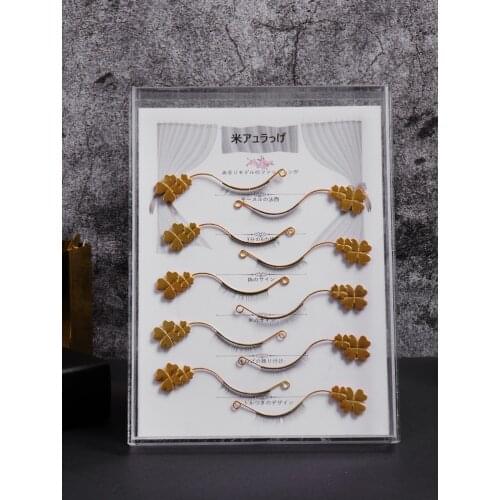 Eyelash Extention Effoct Display False Eyelash Display Stand Eyelash Planting Display Stand Magnetic Board With 3 Back Paper