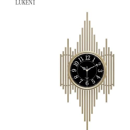 Light Luxury Clock Creative Decoration Clock Modern Fashion Living Room Wall Atmospheric Personality Home Art Nordic Wall Clock