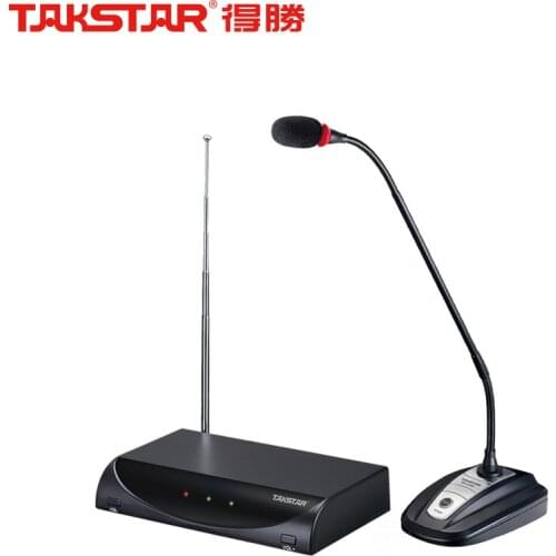 Takstar MS-208W Pro Wireless Gooseneck Microphone Sets Conference System with 1 table mic for Church/conference/speech