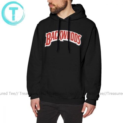 Backwoods Hoodie Backwoods Logo Hoodies Oversized Red Pullover Hoodie Male Long Sleeve Warm Loose Cotton Stylish Hoodies