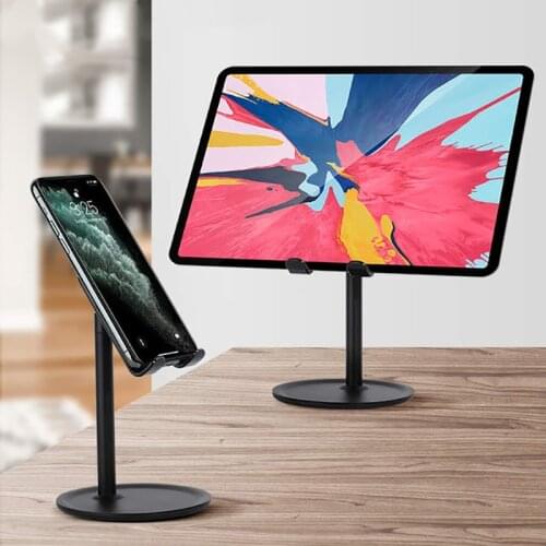 Universal Mobile Phone Stand Holder for iPhone iPad Air Smartphone Metal Desk Desktop Phone Mount Holder for Xiaomi Huawei Stand