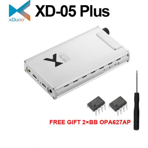 XDUOO XD-05 Plus Portable Desktop DAC&Headphone Amplifier AK4493EQ XMOS XU208 32bit/384kHZ DSD256 USB/COAXIAL/OPTICAL/Line input