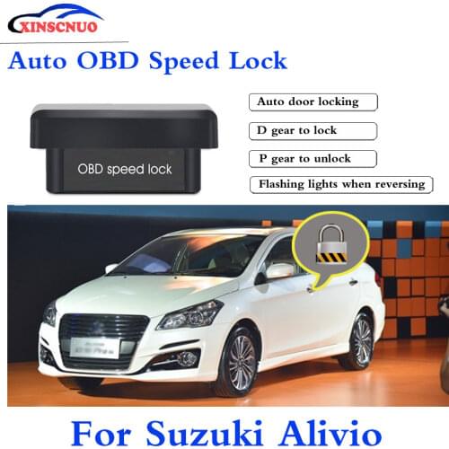 XINSCNUO New Smart Auto door lock decoder OBD speed lock For Suzuki Alivio 2012-2015 2016 2017 2018 Door Lock auto electronics