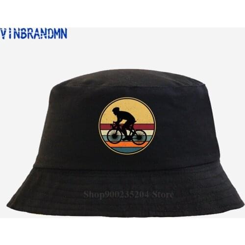 Funny MTB Bike Bucket Hat Summer Retro Cycling Gift Fishing hats Vintage Bicycle Cyclist hats Mountain Bike Lover Fisherman Hats