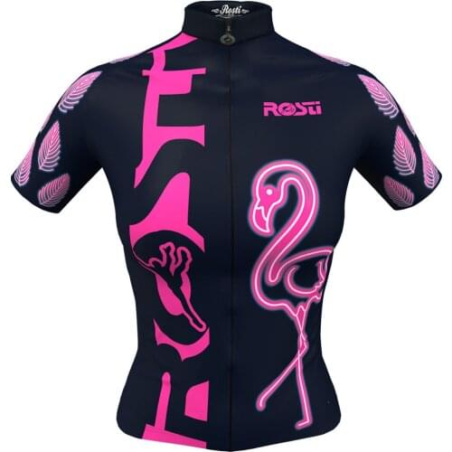 Rosti Women Cycling Jersey Top Summer Mountain Bicycle Clothing Maillot Ciclismo Short Sleeve MTB Bike Jersey Team Cycling Shirt