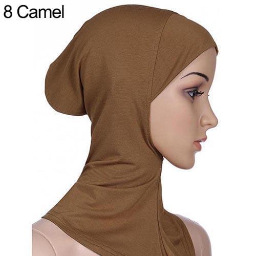 Casual Womens Hijabs Soft Muslim Full Cover Inner Hijab Cap Islamic Underscarf Neck Head Bonnet Hat 2020
