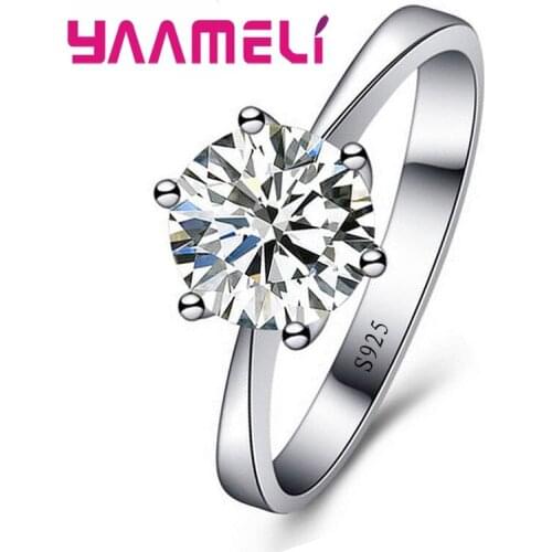 Prong Setting Flower Arrow Unique Design AAA Cubic Zircon Classic 925 Sterling Silver Women Engagement Wedding Ring