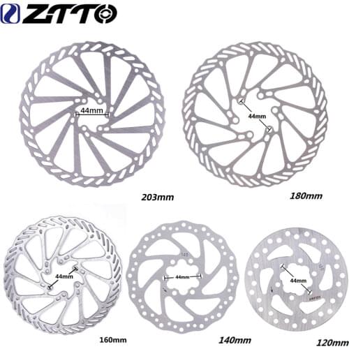 ZTTO Bikes Brake Pads 120/140/160/180/203mm Stainless Steel Disc Brake Pads With Screws For Mountain Road Bike Bicycle Parts