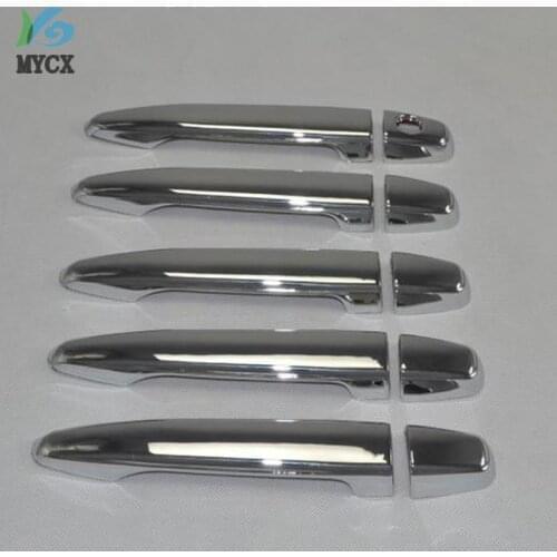 10PCS For Toyota Prado Land Cruiser Prado FJ120 FJ 120 Accessories Door Handle Cover For Toyota Prado Fj120 2003-2009