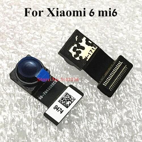 100% Original Back Rear Camera Flex cable For Xiaomi 6 mi6 M6 Front Rear Built-in Camera connector module Replacement parts