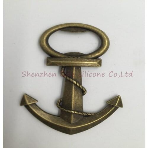 500pcs Creative Wedding Birthday Vintage Aeneous Anchor Shaped Bottle Opener Beer Opener Abridor De Garrafa Abridor De Cerveja