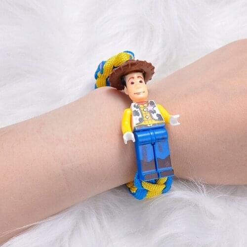 Toy Story Buzz Lightyear Bracelet Avengers Endgame Iron Man Captain America Building Block Bracelet Actie Figuren Kinderen Gift