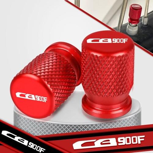 For Honda CB900F Motorcycle Wheel Tire Valve Stem Caps Airtight Covers CB 900F 2001 2002 2003 2004 2005 2006 2007 2008 Parts