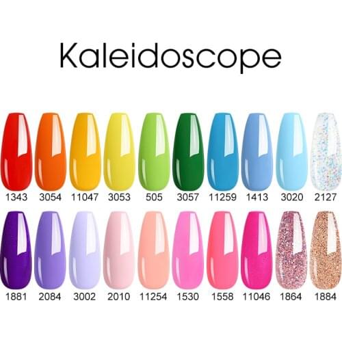 Clou Beaute 20pcs/set Gel Nail Polish Kit Set Gel Enamel Nails Nail Art Gel Nail Lacquer Varnish Buy 1 Set Get Top and Base coat