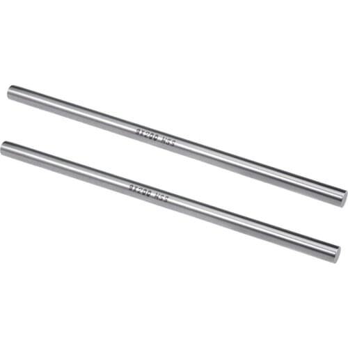 Round Steel Rod, HSS Lathe Bar Stock 200mm Long, for Shaft Gear Drill Lathes Boring Machine , DIY Craft Tool, 2pcs