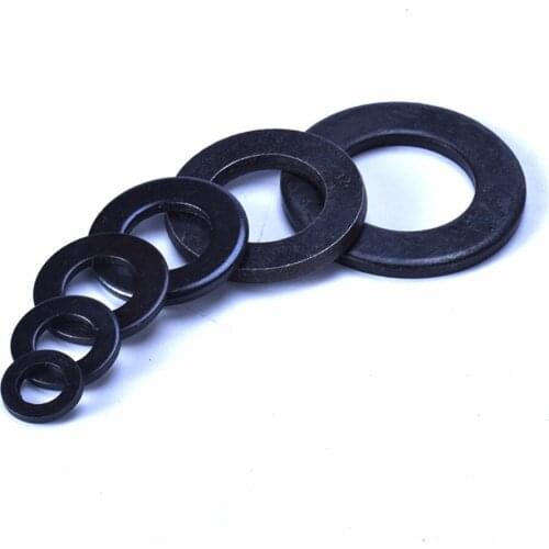 M10 M12 M14 toroidal metal washer black carbon steel washer to adjust the screw,100pcs/lot